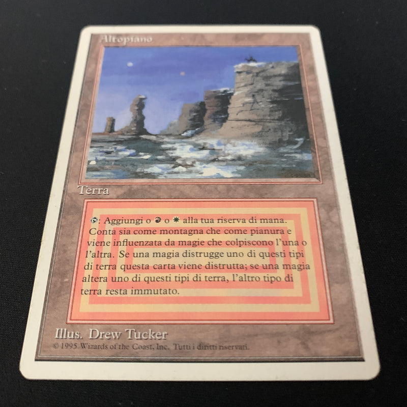 Magic the Gathering Plateau - Foreign White Bordered - Italian 