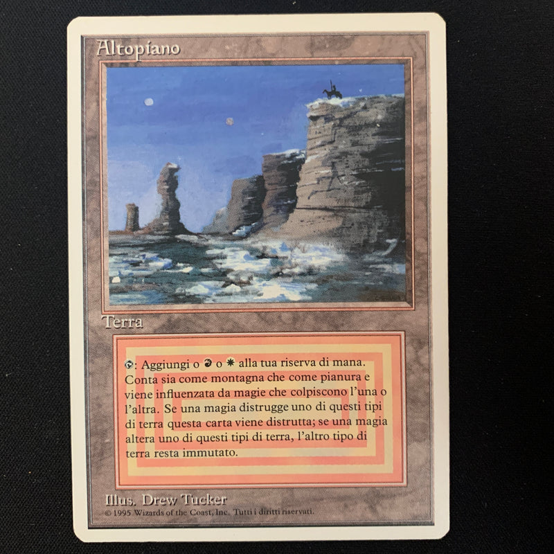 Magic the Gathering Plateau - Foreign White Bordered - Italian GD - 24522