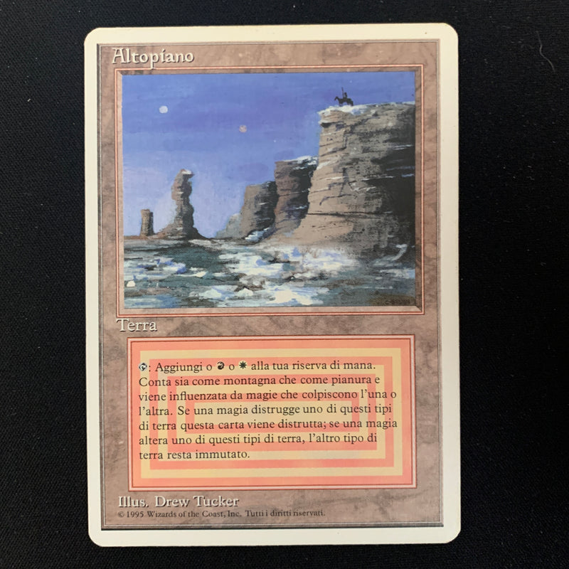 Magic the Gathering Plateau - Foreign White Bordered - Italian GD - 24523