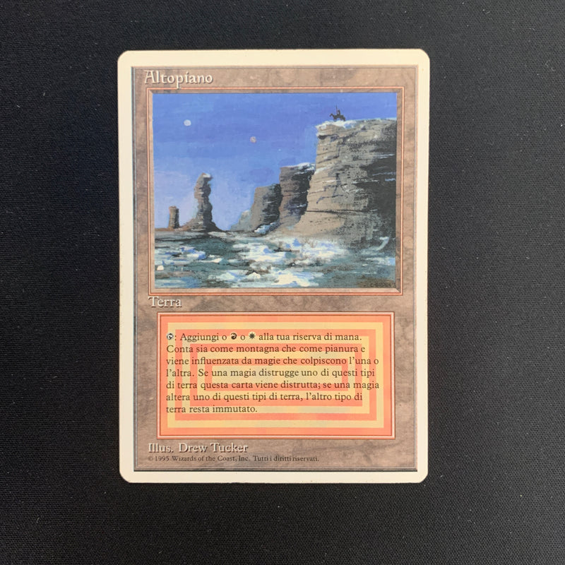 Magic the Gathering Plateau - Foreign White Bordered - Italian 