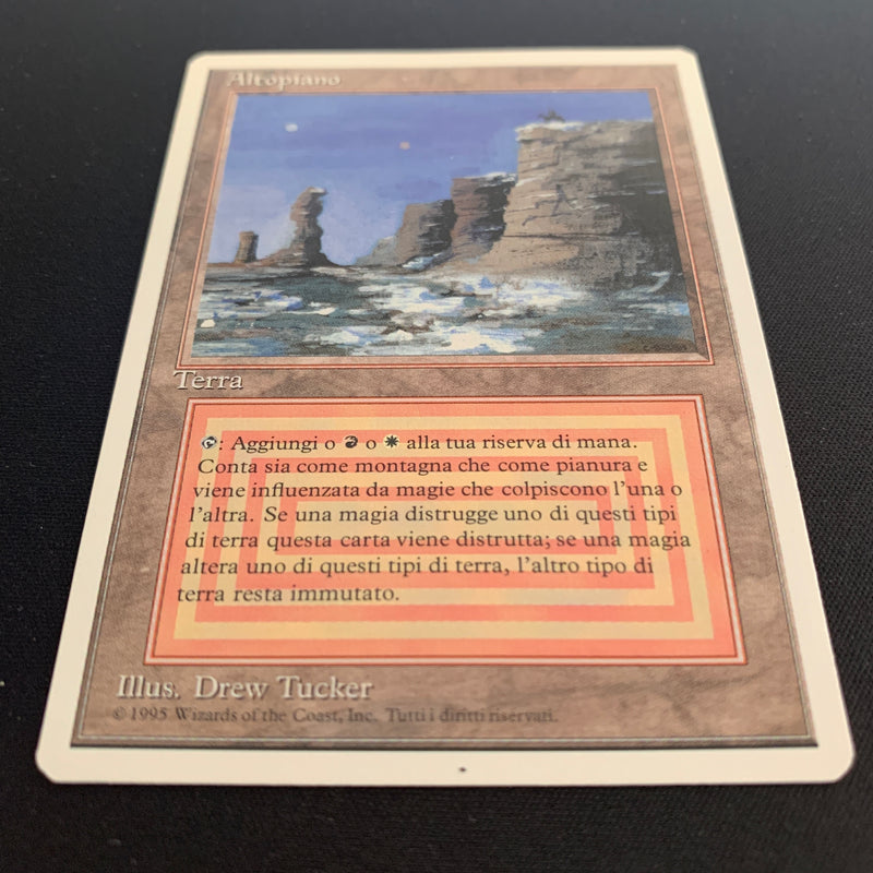 Magic the Gathering Plateau - Foreign White Bordered - Italian 