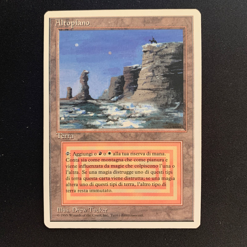 Magic the Gathering Plateau - Foreign White Bordered - Italian 