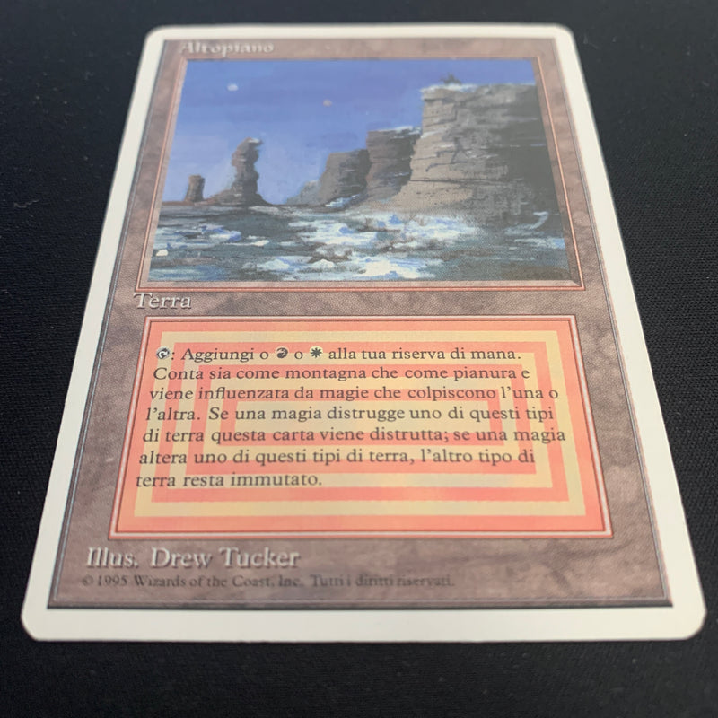 Magic the Gathering Plateau - Foreign White Bordered - Italian 