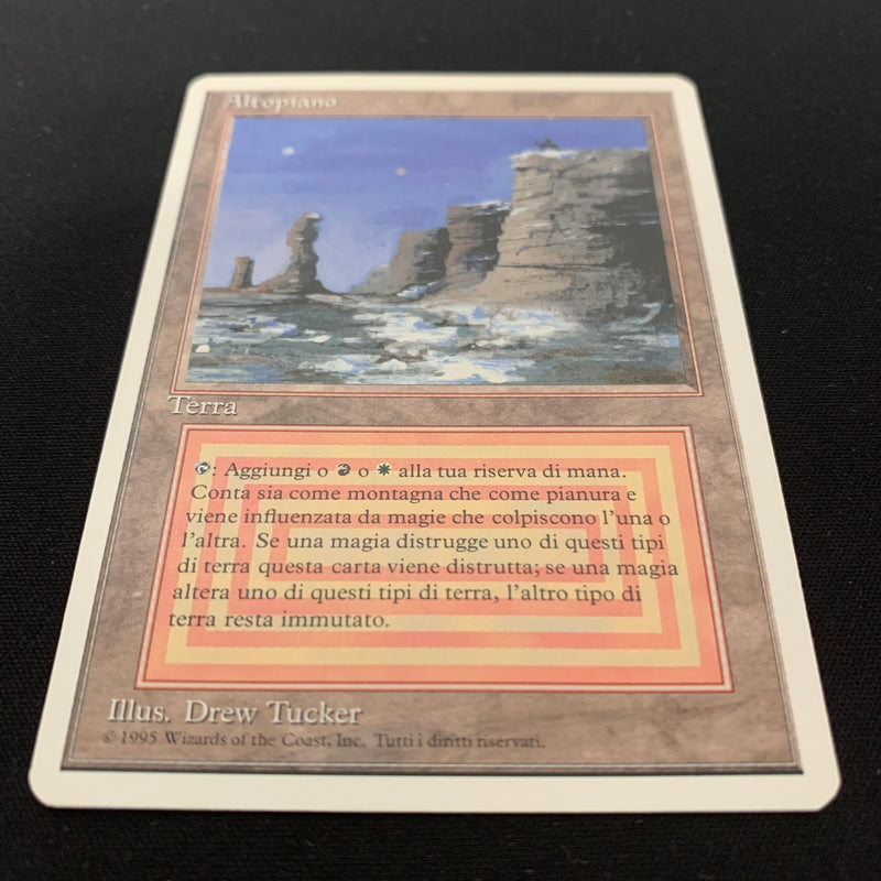 Magic the Gathering Plateau - Foreign White Bordered - Italian 