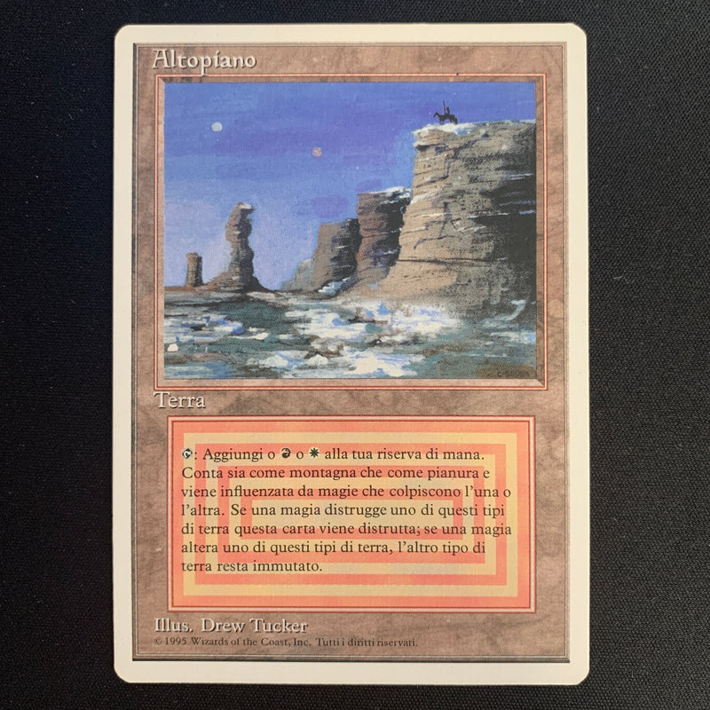 Magic the Gathering Plateau - Foreign White Bordered - Italian 