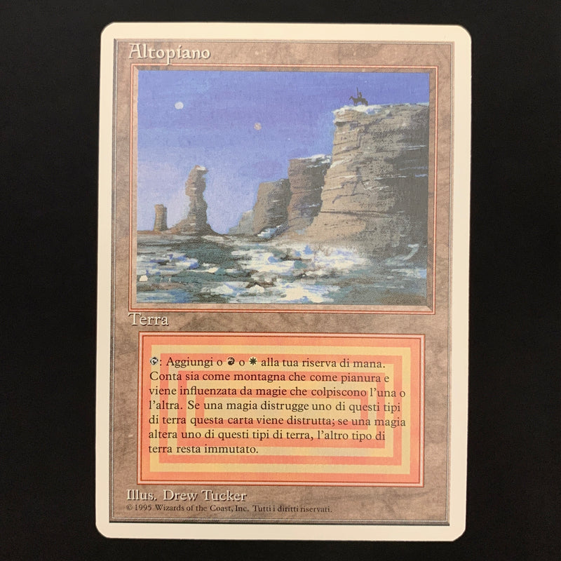 Magic the Gathering Plateau - Foreign White Bordered - Italian 