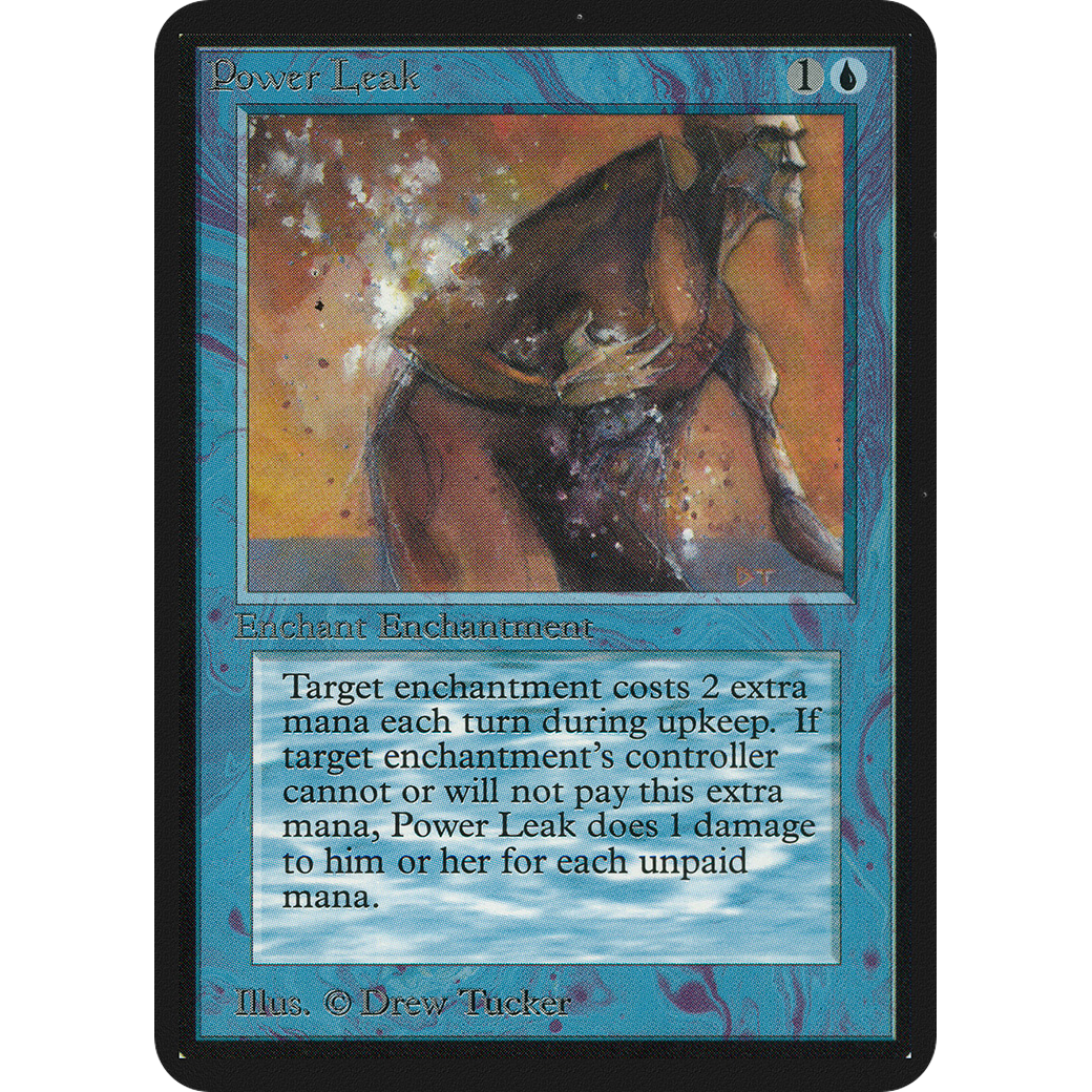 Magic the Gathering Power Leak - Alpha NM