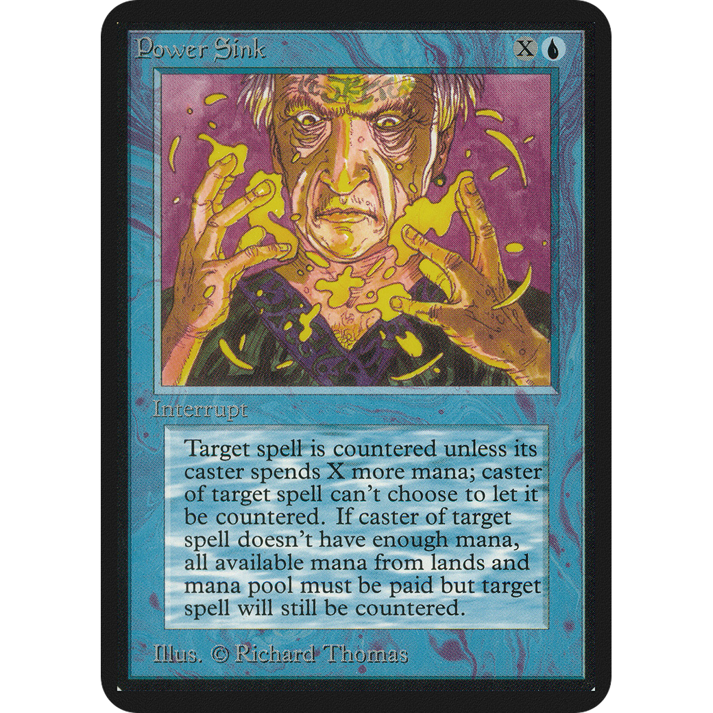MTG Singles - Power Sink - Alpha - NM