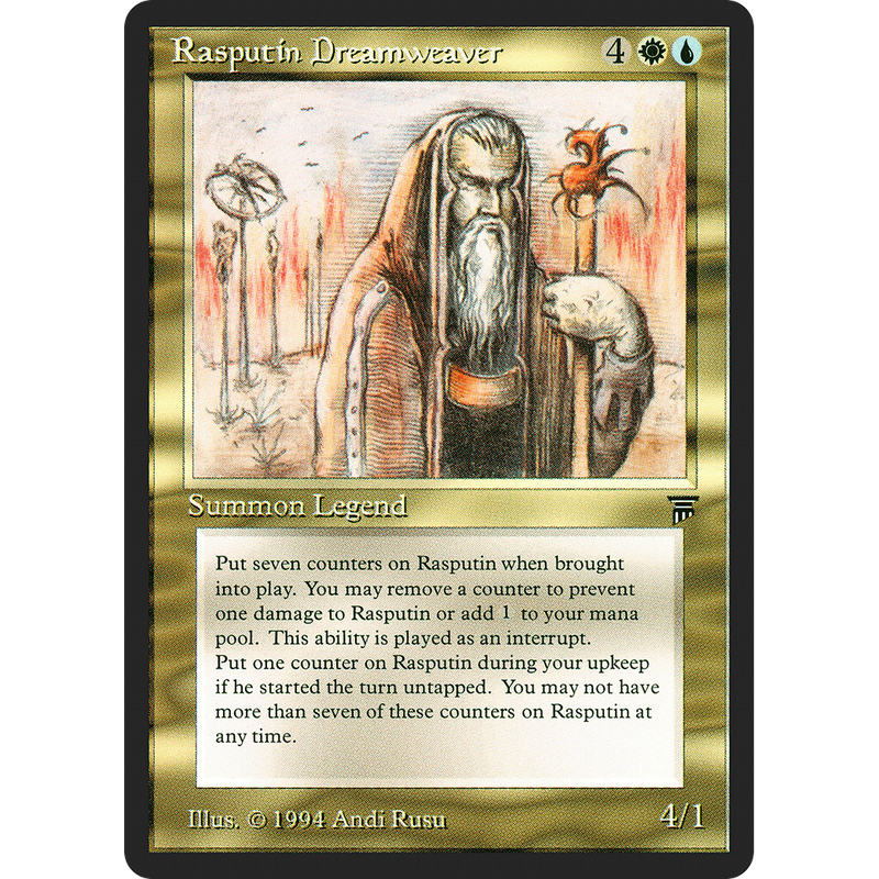 Magic the Gathering Rasputin Dreamweaver - Legends NM