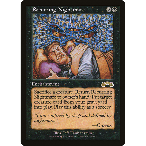 Magic the Gathering Recurring Nightmare - Exodus NM