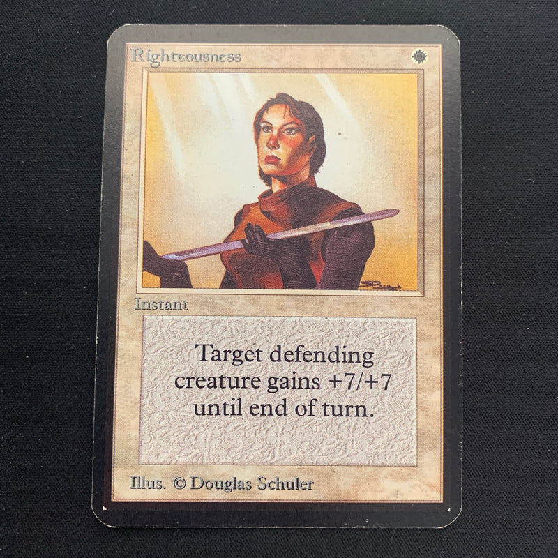 MTG Singles - Righteousness - Alpha - 