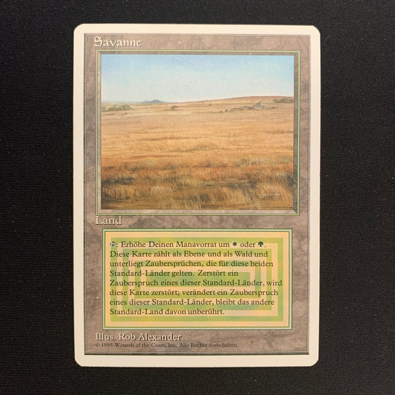 Magic the Gathering Savannah - Foreign White Bordered - German 