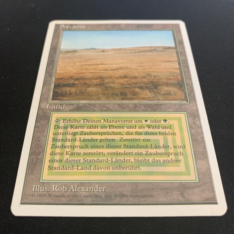 Magic the Gathering Savannah - Foreign White Bordered - German 