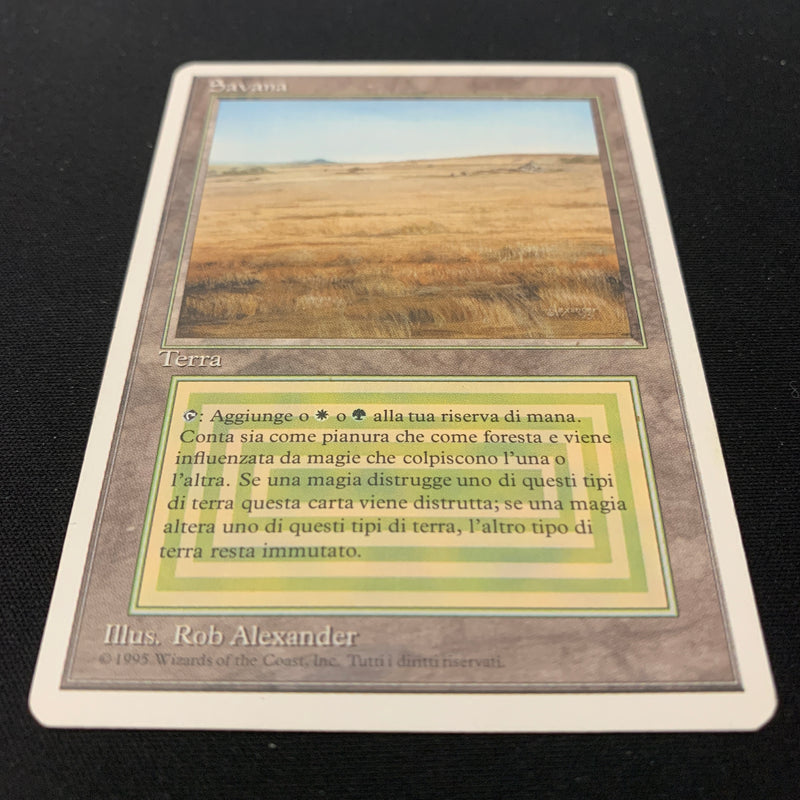 Magic the Gathering Savannah - Foreign White Bordered - Italian 