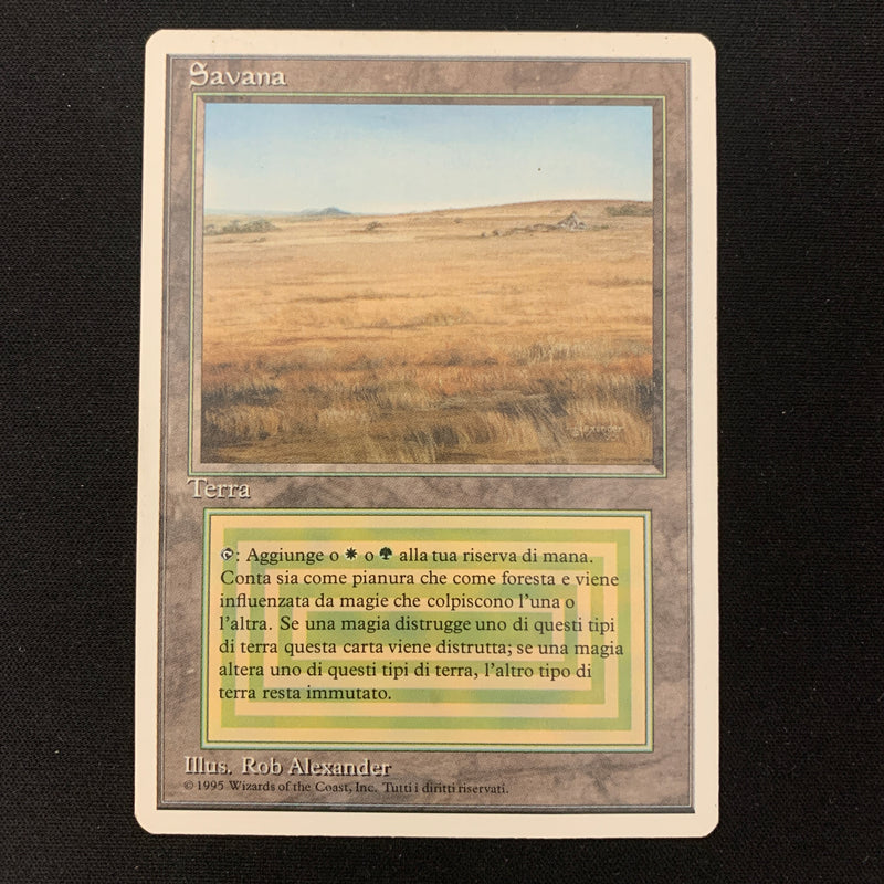 Magic the Gathering Savannah - Foreign White Bordered - Italian 