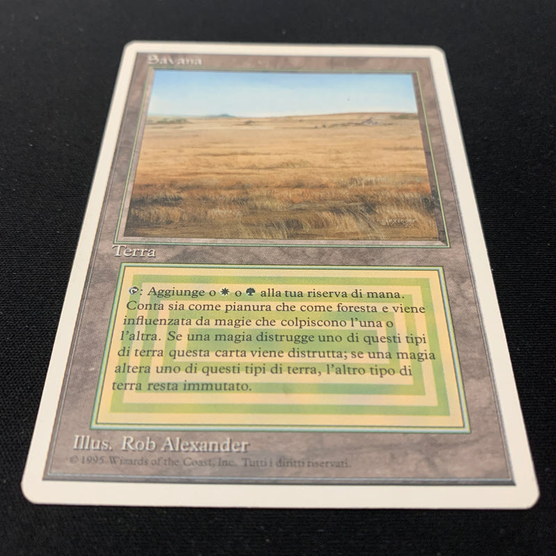 Magic the Gathering Savannah - Foreign White Bordered - Italian 