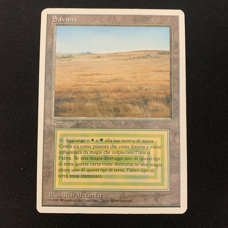 Magic the Gathering Savannah - Foreign White Bordered - Italian 