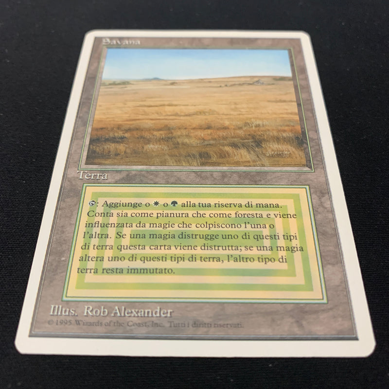 Magic the Gathering Savannah - Foreign White Bordered - Italian 