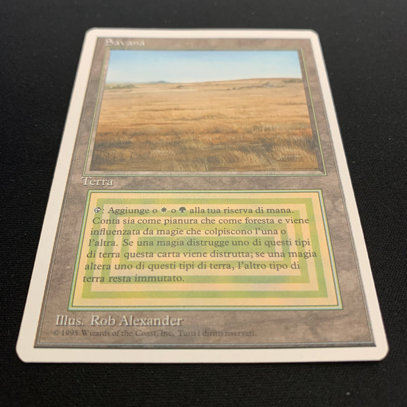 Magic the Gathering Savannah - Foreign White Bordered - Italian 