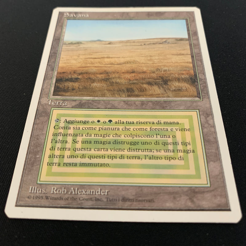 Magic the Gathering Savannah - Foreign White Bordered - Italian 