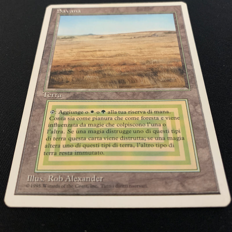 Magic the Gathering Savannah - Foreign White Bordered - Italian 