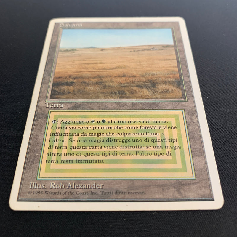 Magic the Gathering Savannah - Foreign White Bordered - Italian 