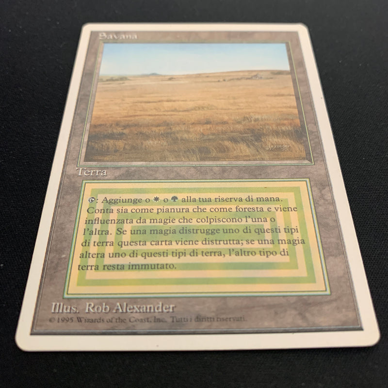 Magic the Gathering Savannah - Foreign White Bordered - Italian 