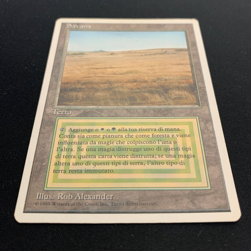 Magic the Gathering Savannah - Foreign White Bordered - Italian 