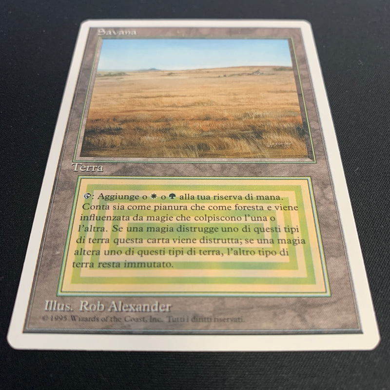 Magic the Gathering Savannah - Foreign White Bordered - Italian 