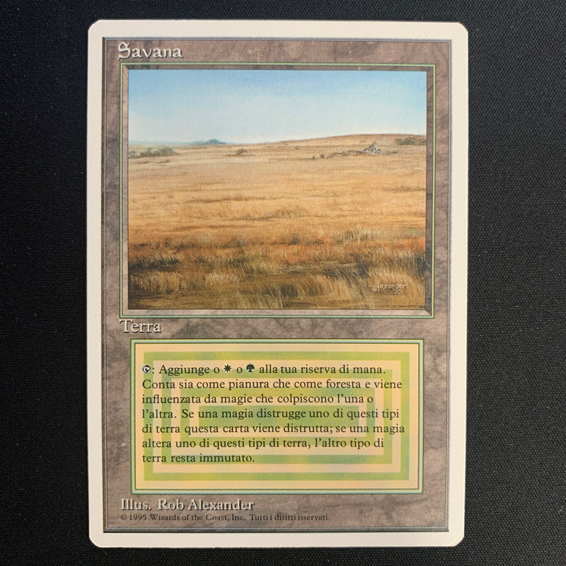 Magic the Gathering Savannah - Foreign White Bordered - Italian 