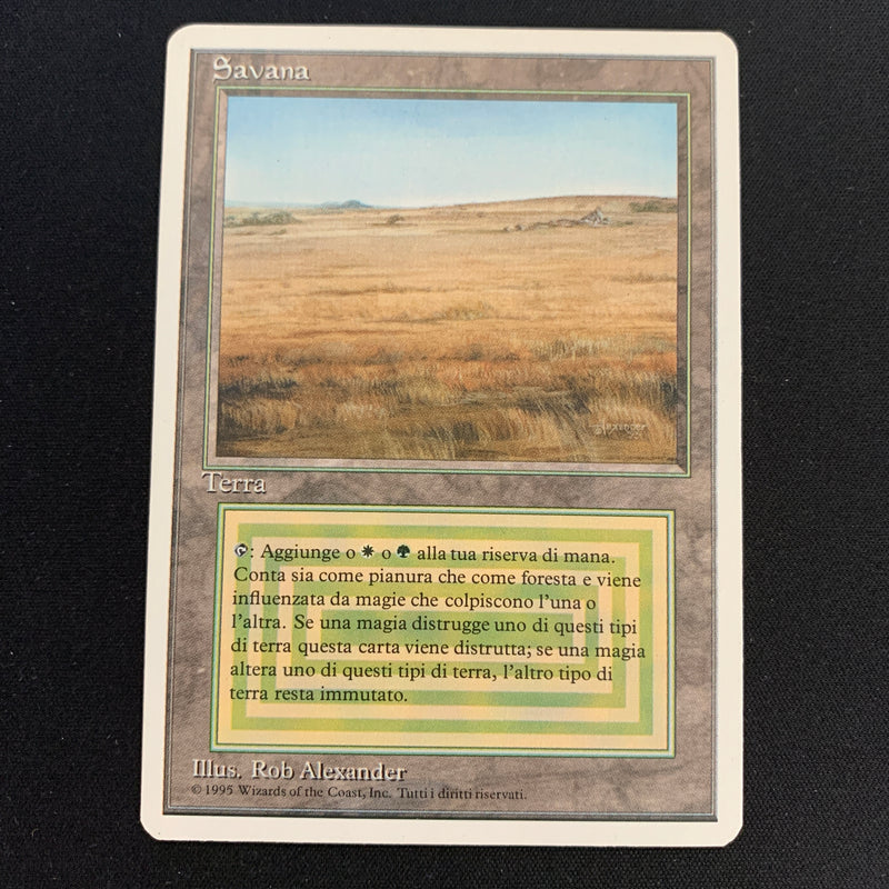 Magic the Gathering Savannah - Foreign White Bordered - Italian 