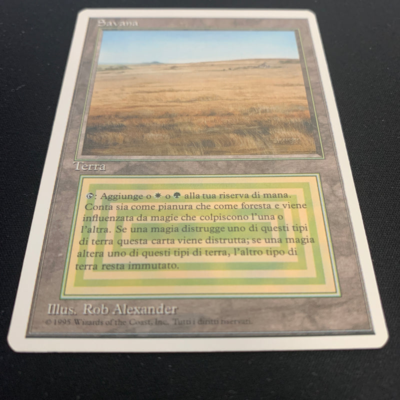 Magic the Gathering Savannah - Foreign White Bordered - Italian 