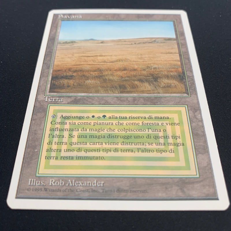 Magic the Gathering Savannah - Foreign White Bordered - Italian 