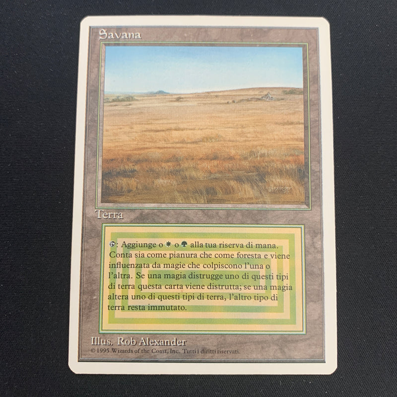 Magic the Gathering Savannah - Foreign White Bordered - Italian 