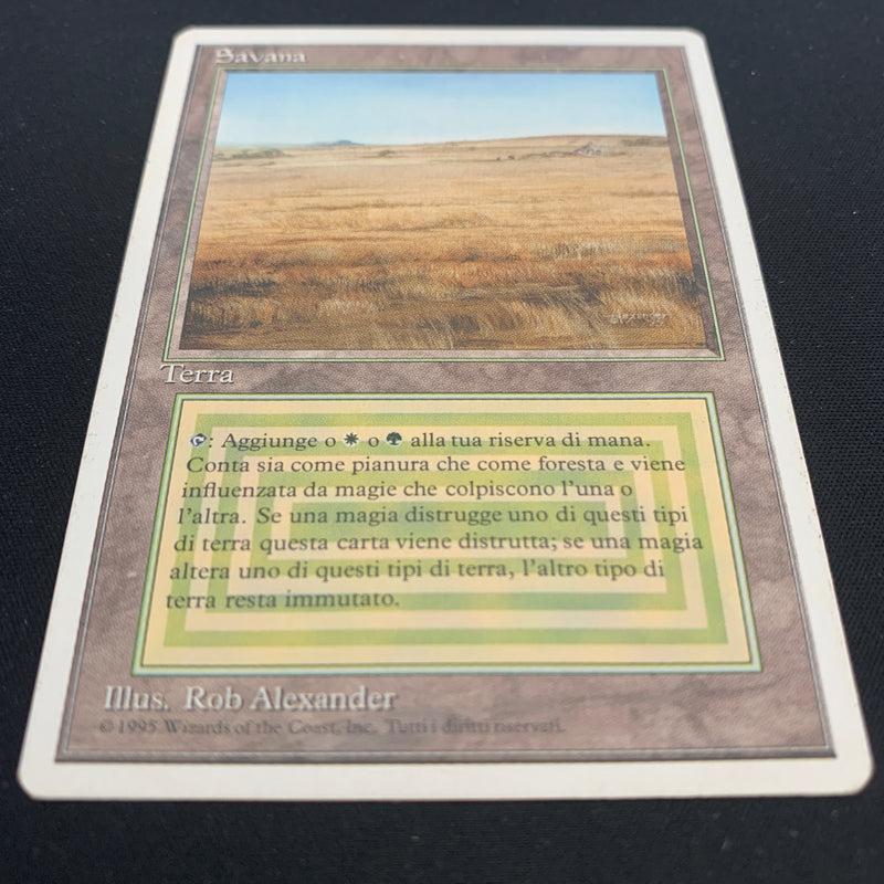 Magic the Gathering Savannah - Foreign White Bordered - Italian 