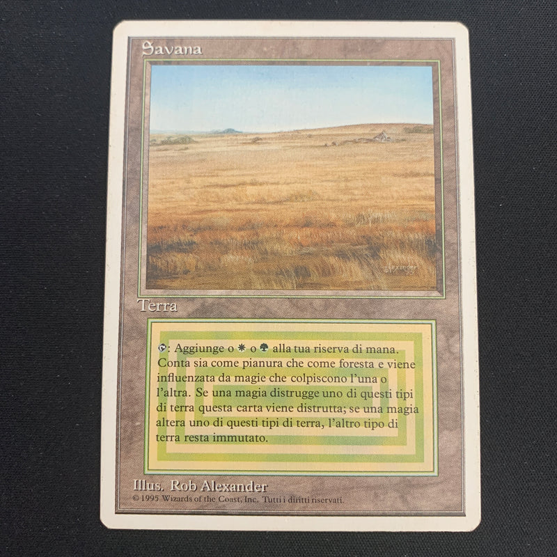 Magic the Gathering Savannah - Foreign White Bordered - Italian 