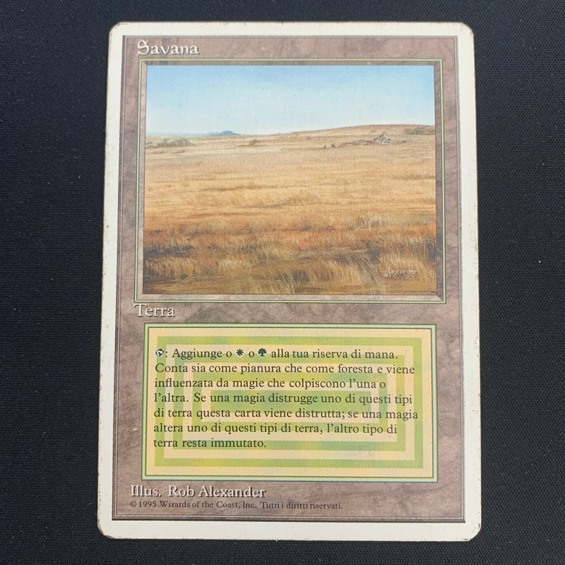 Magic the Gathering Savannah - Foreign White Bordered - Italian 