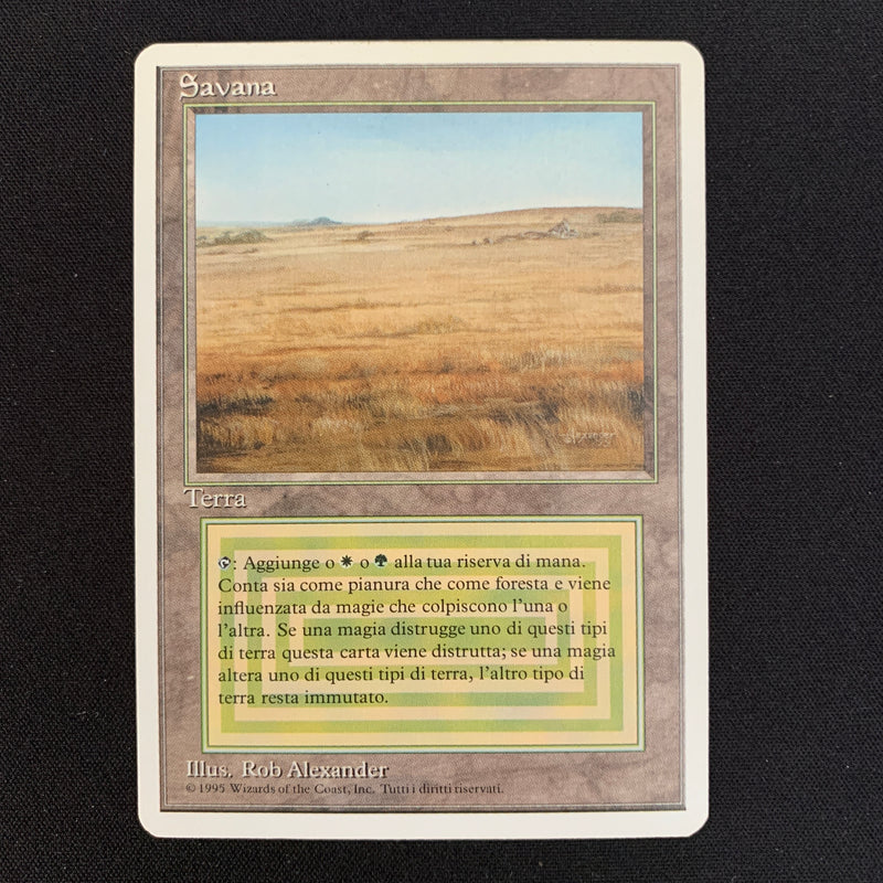 Magic the Gathering Savannah - Foreign White Bordered - Italian 