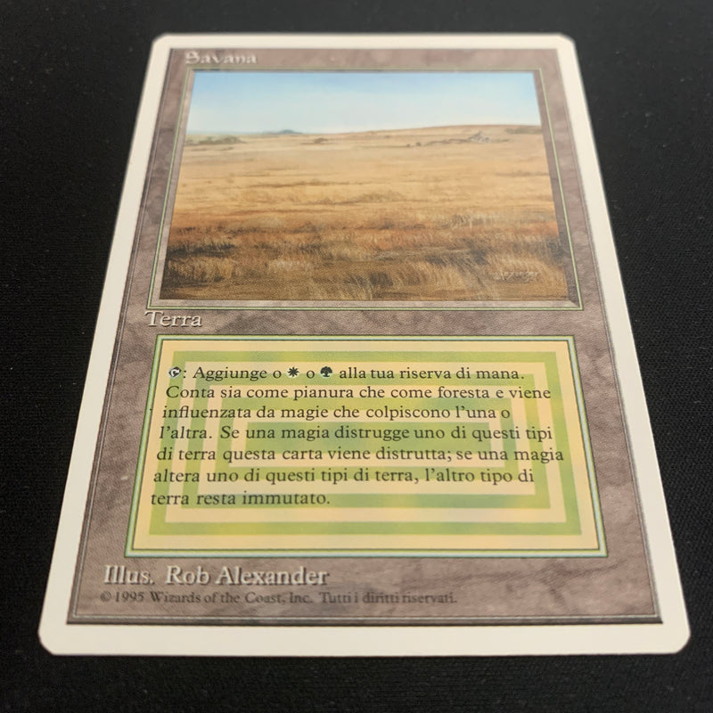 Magic the Gathering Savannah - Foreign White Bordered - Italian 