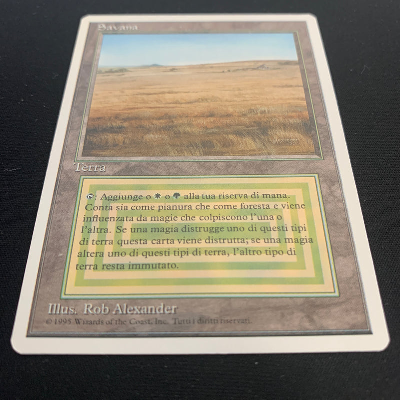 Magic the Gathering Savannah - Foreign White Bordered - Italian 