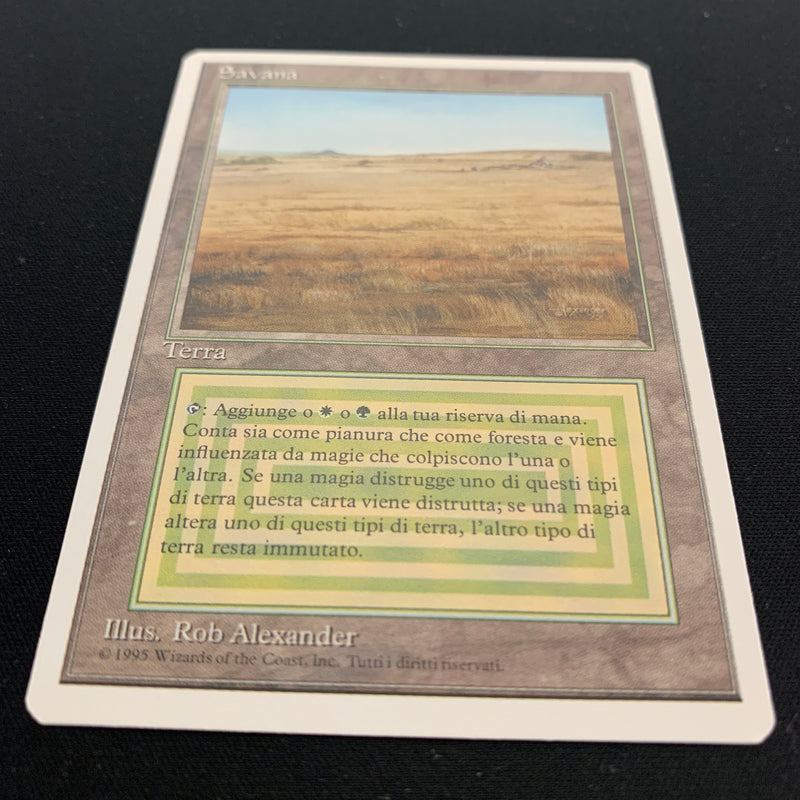 Magic the Gathering Savannah - Foreign White Bordered - Italian 