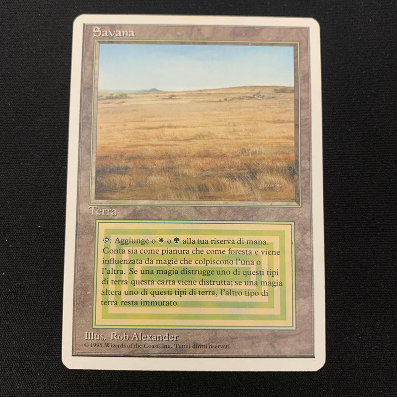 Magic the Gathering Savannah - Foreign White Bordered - Italian 