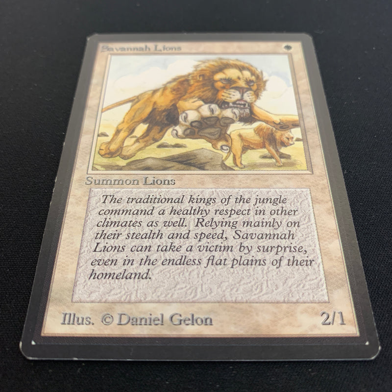 Magic the Gathering Savannah Lions - Beta 