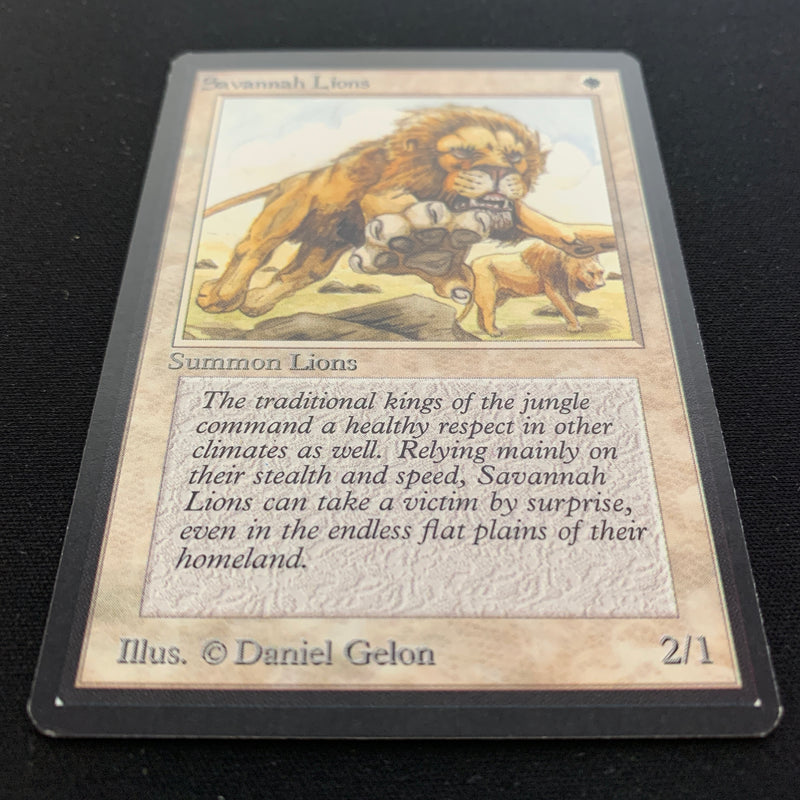 Magic the Gathering Savannah Lions - Beta 