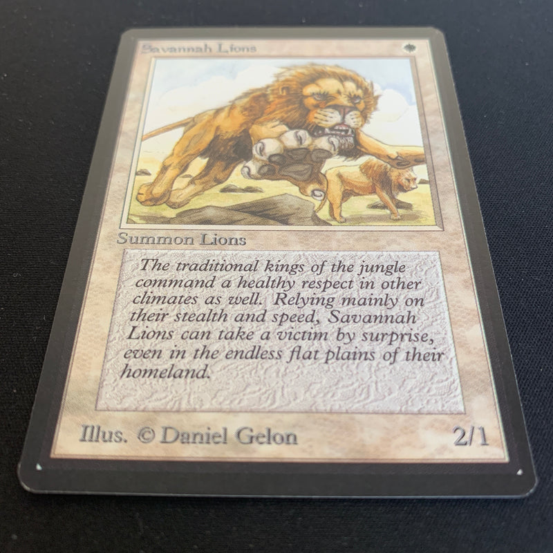 Magic the Gathering Savannah Lions - Beta 