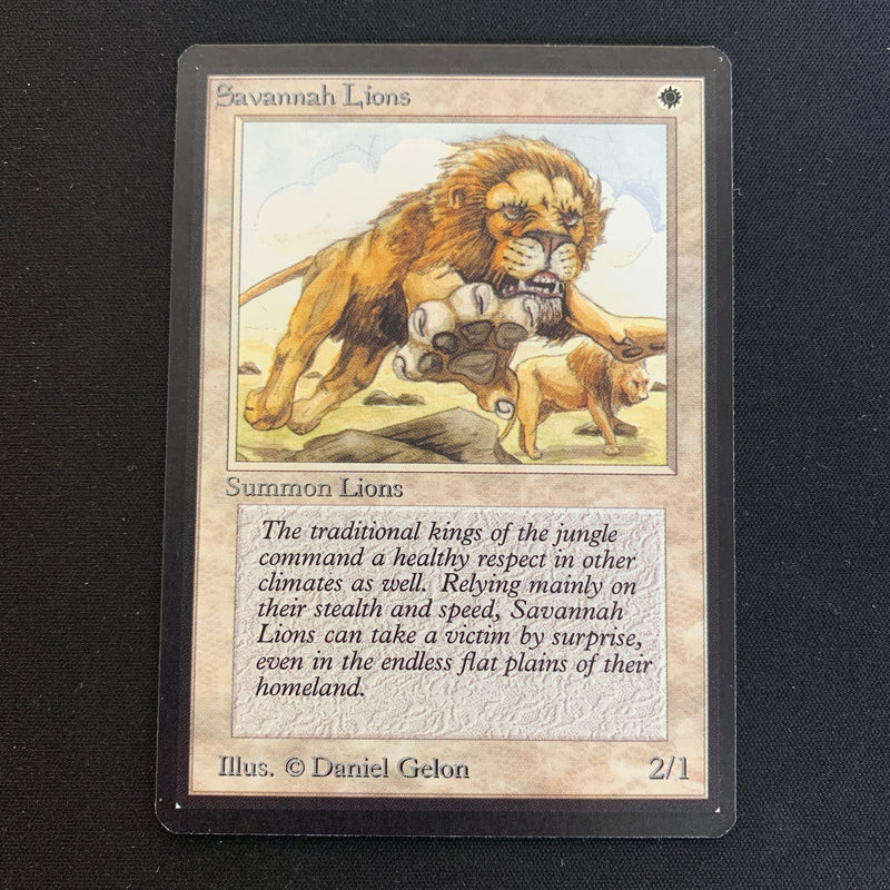 Magic the Gathering Savannah Lions - Beta 