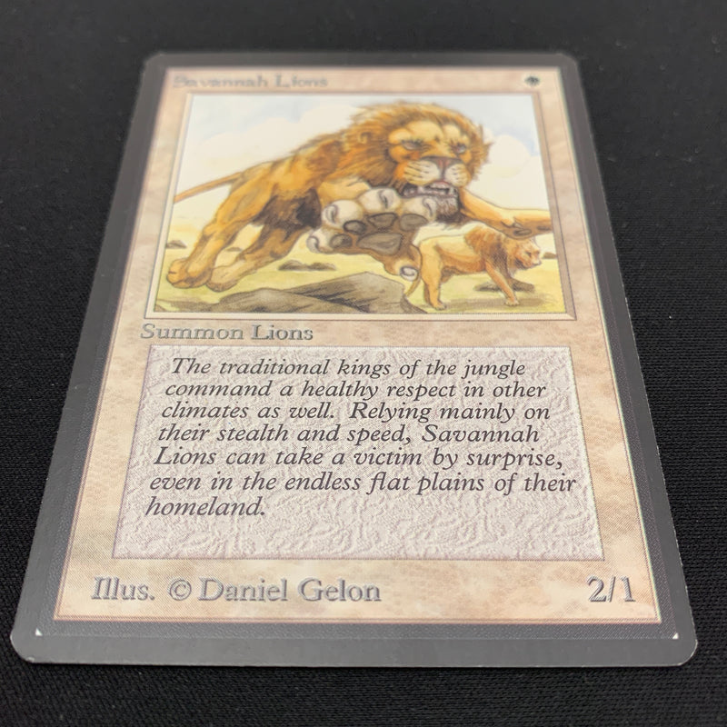 Magic the Gathering Savannah Lions - Beta 