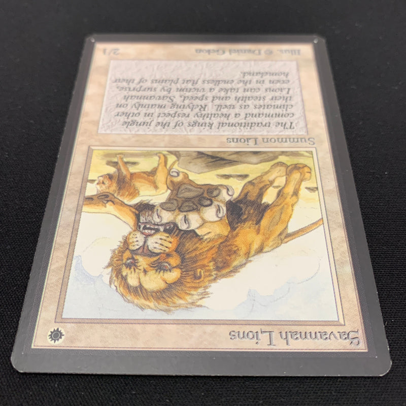 Magic the Gathering Savannah Lions - Beta 