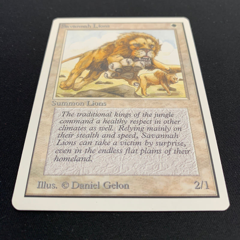 Magic the Gathering Savannah Lions - Unlimited 