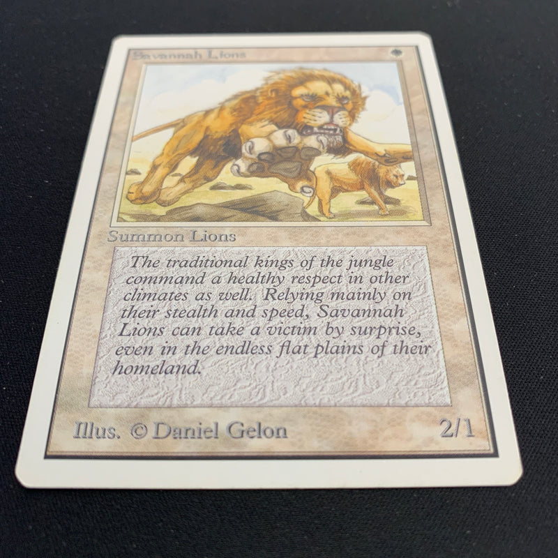 Magic the Gathering Savannah Lions - Unlimited 